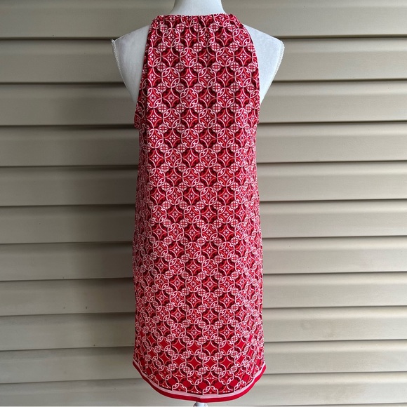 •Max Studio• Geometric Moroccan Pattern Halter Dress - Size Small - Picture 5 of 9